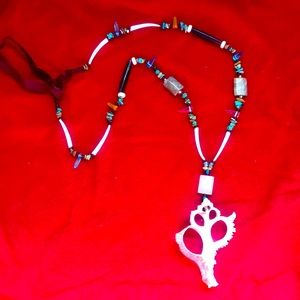 Shell Pendant Dentalium Necklace